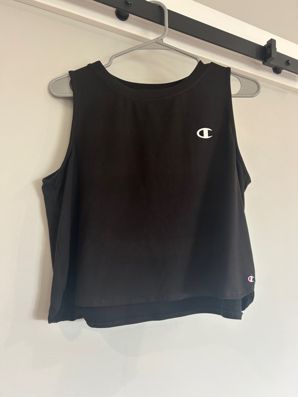 Champion Black Cropped Tank Top